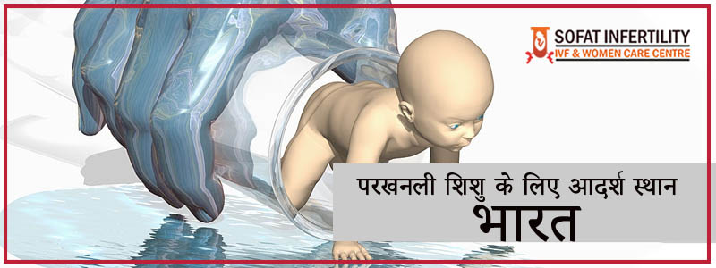 परखनली शिशु के लिए आदर्श स्थान India