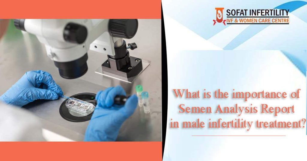 What is the importance of Semen Analysis Report in male infertility treatment?