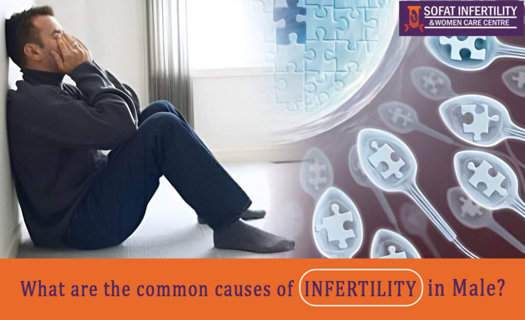 What are the common causes of infertility in Male?