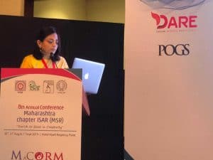 Dr Sumita Sofat Presenting Talk about Challenges in #IVF in #Hyderabad